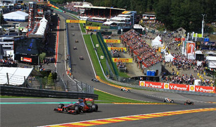 Lịch thi đấu đua xe F1 - chặng 12: Belgian Grand Prix 2014