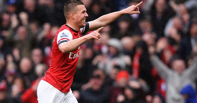 Arsenal chia tay Hoàng tử Podolski