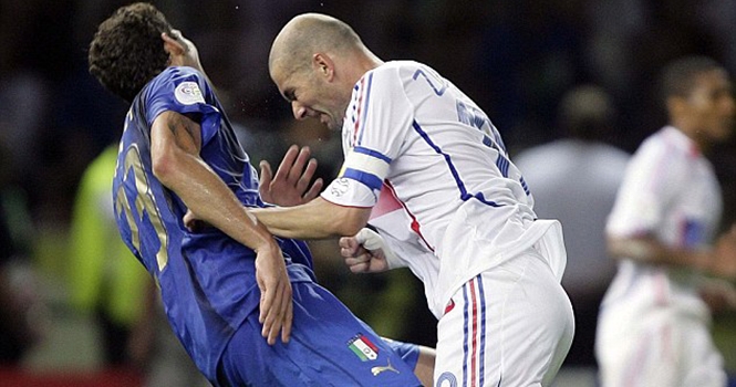 Sau 8 năm, Materazzi lại thách thức Zidane