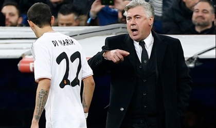 Ancelotti: 'Angel di Maria đã rời Real Madrid'