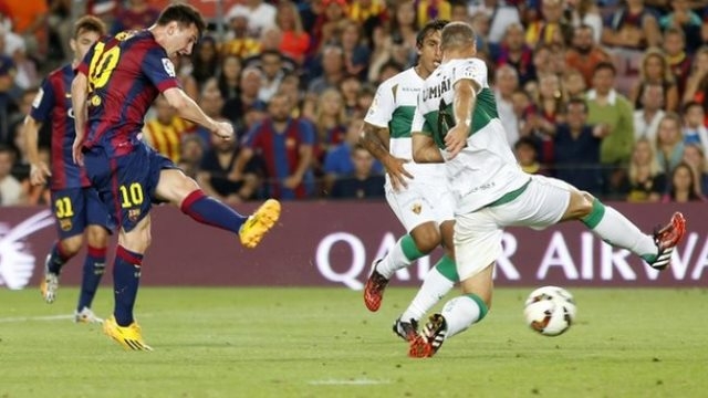 Video clip bàn thắng: Barcelona 3-0 Elche (Vòng 1 - VĐQG Tây ban Nha 2014/15)