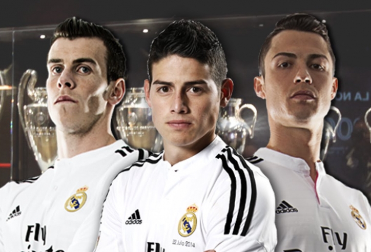 VIDEO: Sức mạnh siêu khủng của tam tấu Ronaldo - Bale - James