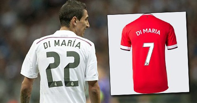 Man United chưa thể bán áo đấu của Di Maria vì thiếu chữ ‘R’