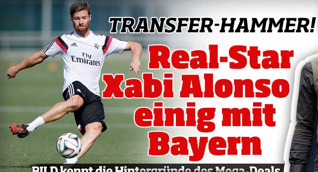 Xabi Alonso gia nhập Bayern Munich với giá 10 triệu euro