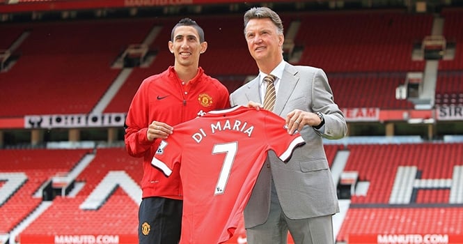 Angel Di Maria chính thức nhận áo số 7 của M.U