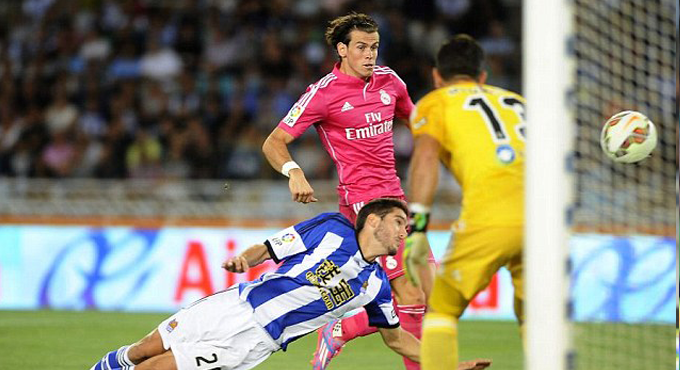 Video clip bàn thắng: Real Sociedad 4-2 Real Madrid (Vòng 2 - VĐQG Tây Ban Nha 2014/15)