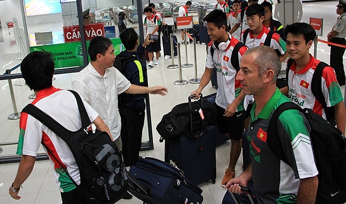 U19 Việt Nam đã có mặt tại Hà Nội