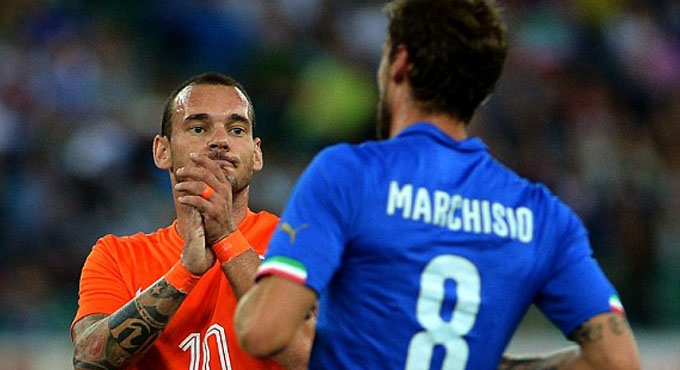 Video clip bàn thắng: Italia 2 - 0 Hà Lan(giao hữu quốc tế)
