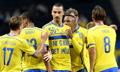 Zlatan Ibrahimovic phá kỷ lục vô tiền khoáng hậu ở ĐT Thụy Điển