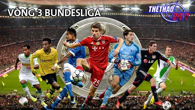 Lịch thi đấu vòng 3 Bóng đá Đức Bundesliga 2014/2015