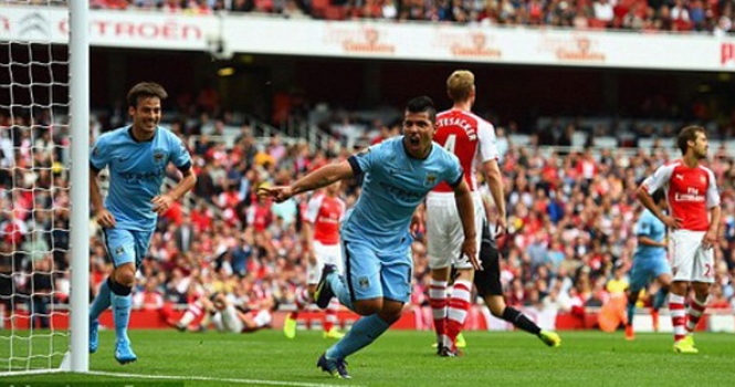 Arsenal 2-2 Man City: Rượt đuổi nghẹt thở