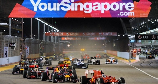 Lịch thi đấu đua xe F1 chặng 14 - Singapore Grand Prix 2014