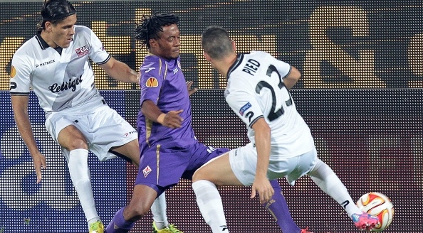 Video clip bàn thắng FIorentina 3-0 Guingamp (Bảng K Europa League 2014/2015)