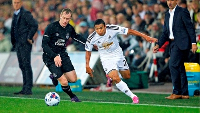 Video clip bàn thắng: Swansea City	3-0 Everton (Vòng 3 - Capital One Cup 2014/15)