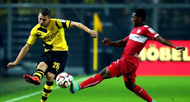 Video clip bàn thắng: Borussia Dortmund 2-2 Stuttgart ( Vòng 5 - VĐQG Đức 2014/15)