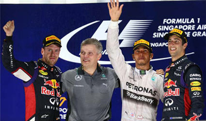 Singapore GP, Chấm điểm tay đua (P1): Xuất sắc như Hamilton