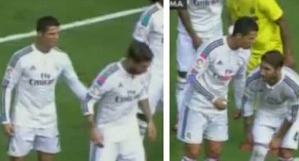 C.Ronaldo, Sergio Ramos cãi nhau kịch liệt trên sân