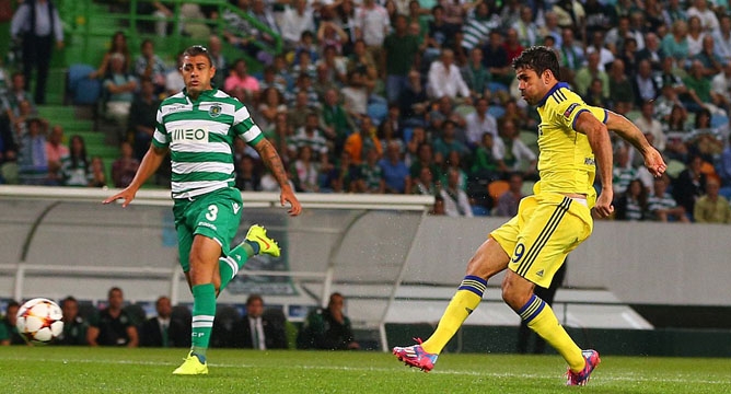 Video clip bàn thắng: Sporting Lisbon 0 - 1 Chelsea (Bảng G - Cúp C1 Châu Âu 2014/15)