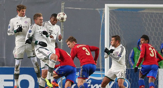 Video clip bàn thắng: CSKA Moscow 0 - 1 Bayern Munich (Bảng E - Cúp C1 Châu Âu 2014/15)