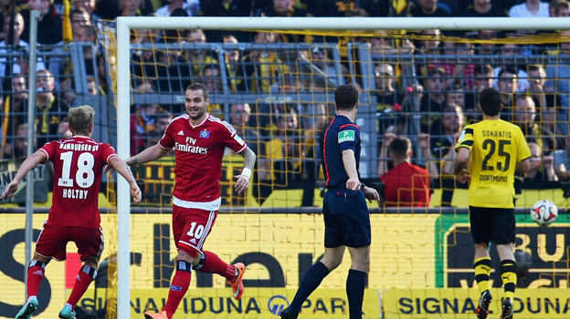 Video clip bàn thắng: Dortmund 0-1 Hamburg SV (Vòng 7 - VĐQG Đức 2014/15)