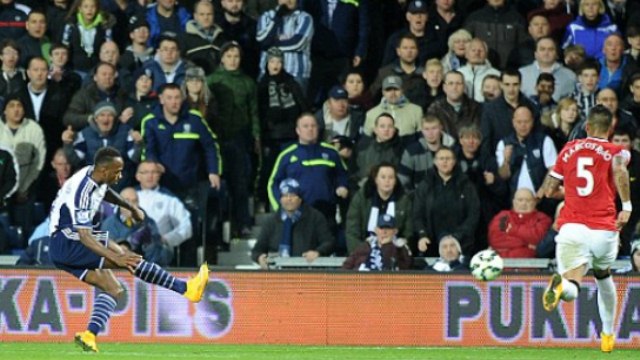 VIDEO: Phút 66, Berahino nâng tỷ số lên 2-1 cho West Brom (West Brom 2-1 Man Utd)