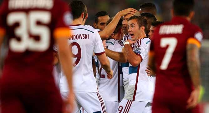 Video clip bàn thắng: AS Roma 1 - 7 Bayern Munich - Hùm Xám gầm vang