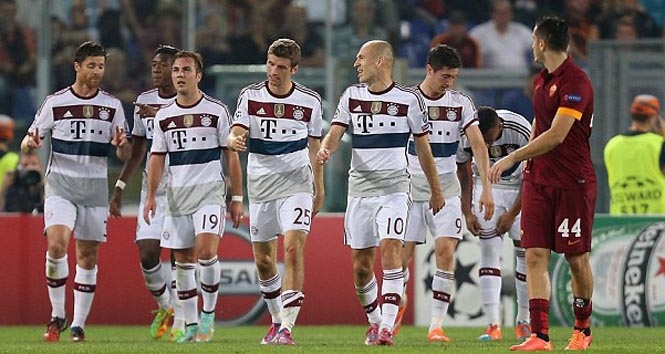AS Roma 1-7 Bayern Munich: Tỷ số không tưởng
