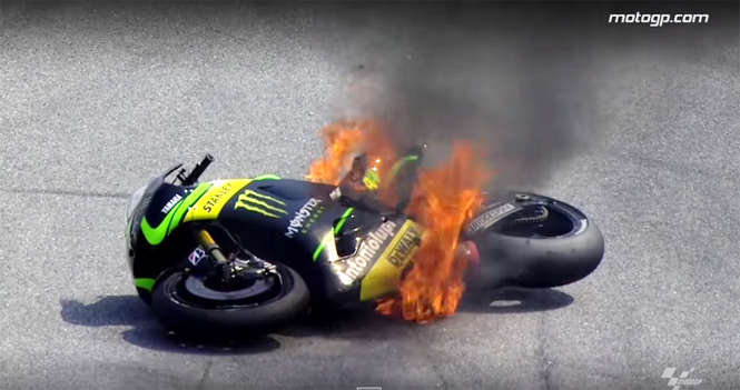 Video đua xe MotoGP 2014: 23 cú ngã ấn tượng ở chặng đua Sepang (Malaysia)