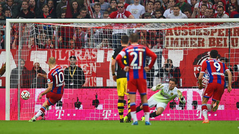 Bayern Munich 2-1 Dortmund: Ngược dòng ngoạn mục