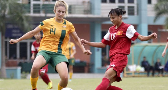 Thua Australia, U19 nữ Việt Nam chấm dứt giấc mơ dự giải châu Á 2015