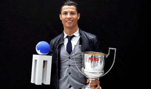Ronaldo nhận giải Vua phá lưới La Liga 2013/14