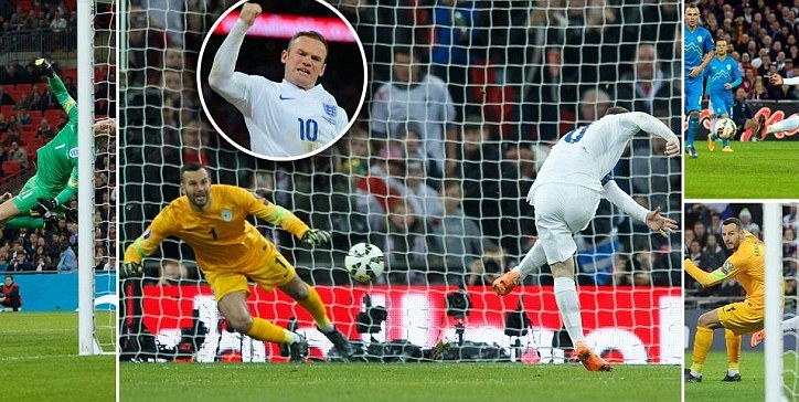 VIDEO clip bàn thắng: Anh 3-1 Slovenia - Rooney cán mốc 100 trận, Welbeck lập cú đúp