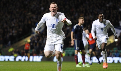 Rooney thiết lập một kỷ lục mới trong màu áo ĐT Anh