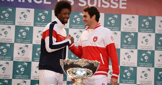 Chung kết Davis Cup 2014: Federer đối đầu Monfils ở ngày khai màn