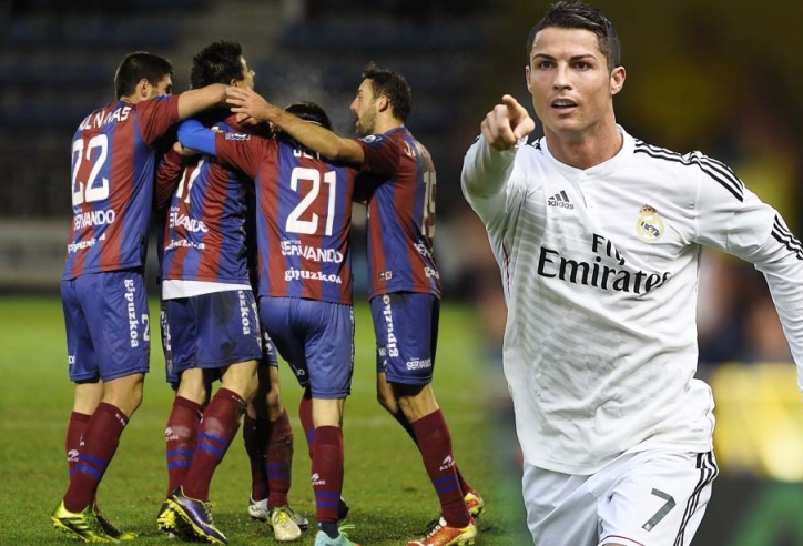 Mình C.Ronaldo chấp toàn bộ đội hình của CLB Eibar