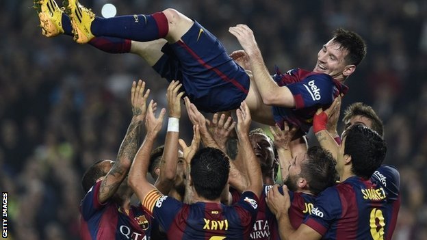Video clip bàn thắng: Barcelona 5-1 Sevilla - Messi lập kỷ lục ghi bàn ở La Liga
