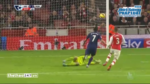 VIDEO: Pha lốp bóng hỏng ăn khó tin của Di Maria khi đối mặt thủ môn