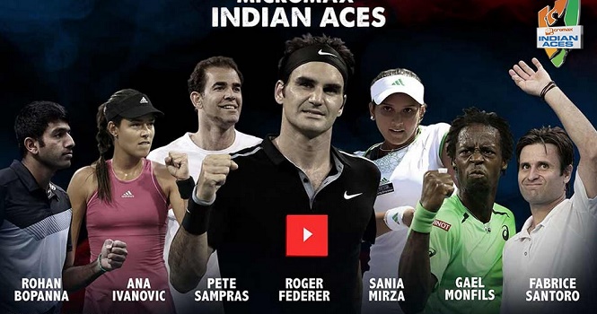 Federer cùng ĐT Ấn Độ tham dự  IPTL 2014