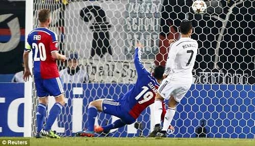 Basel 0-1 Real Madrid: Ronaldo sánh ngang Raul