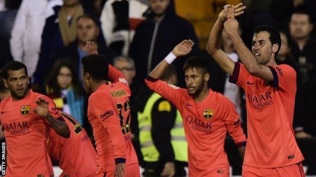 Video clip bàn thắng: Valencia 0-1 Barcelona - Trái đắng phút bù giờ
