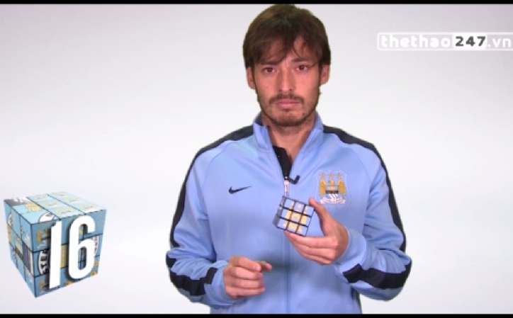 VIDEO: ''Thiên tài'' David Silva chơi rubic như thế nào?