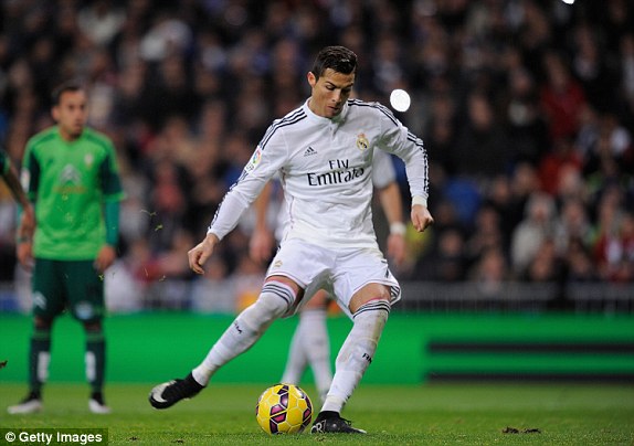 VIDEO: Ronaldo tự kiếm phạt đền mở tỉ số cho Real trước Celta Vigo