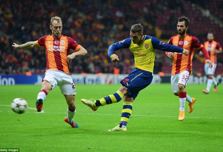 Video clip bàn thắng: Galatasaray vs Arsenal-Hàng công thăng hoa