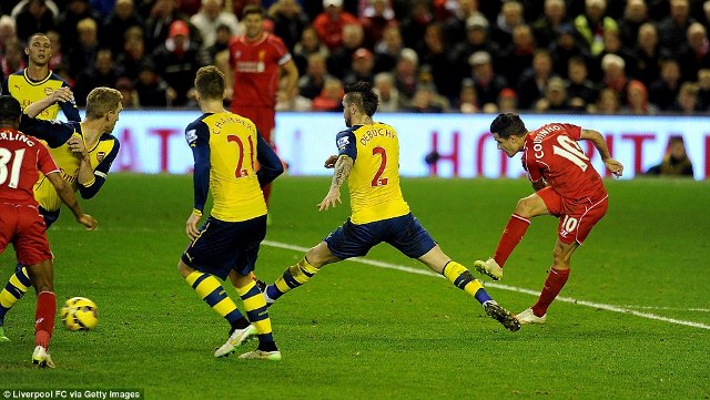 Video clip bàn thắng: Liverpool 2-2 Arsenal - Kịch tính đến phút cuối cùng
