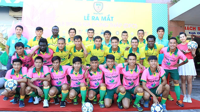 Tân binh Đồng Tháp ra mắt và đặt mục tiêu tại V-League 2015