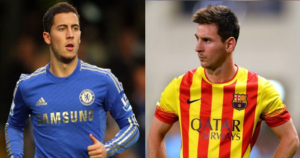 Hazard xuất sắc hơn cả Messi trong năm 2014