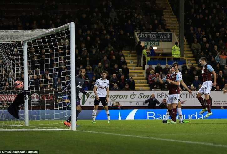 Video clip bàn thắng: Burnley 1-1 Tottenham Hotspur (vòng 3 cúp FA 2014/15)