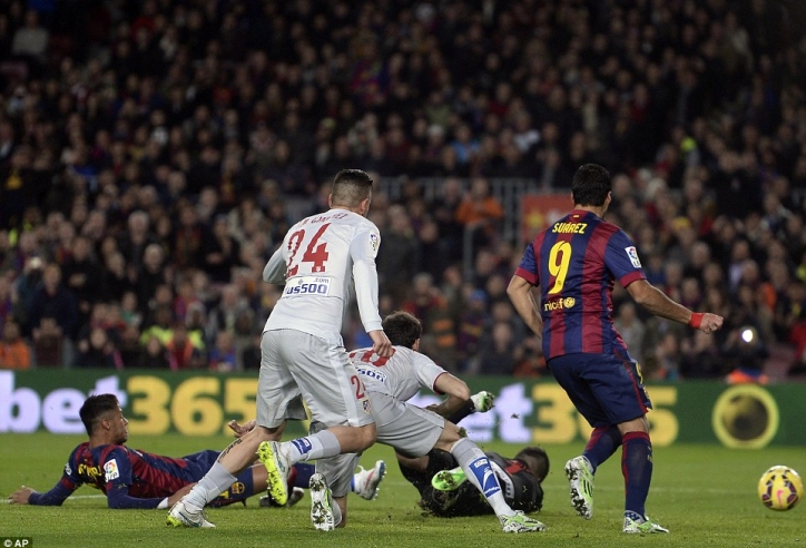 Video clip bàn thắng: Barcelona - Atletico Madrid - Tuyệt vời Barca !