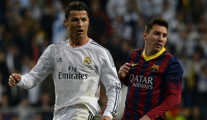Messi bị đánh giá thấp hơn Ronaldo trong năm 2015