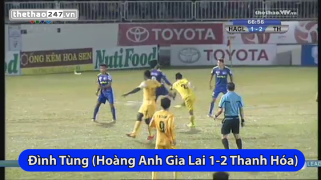 VIDEO: 5 bàn thắng đẹp nhất vòng 3 V-League 2015